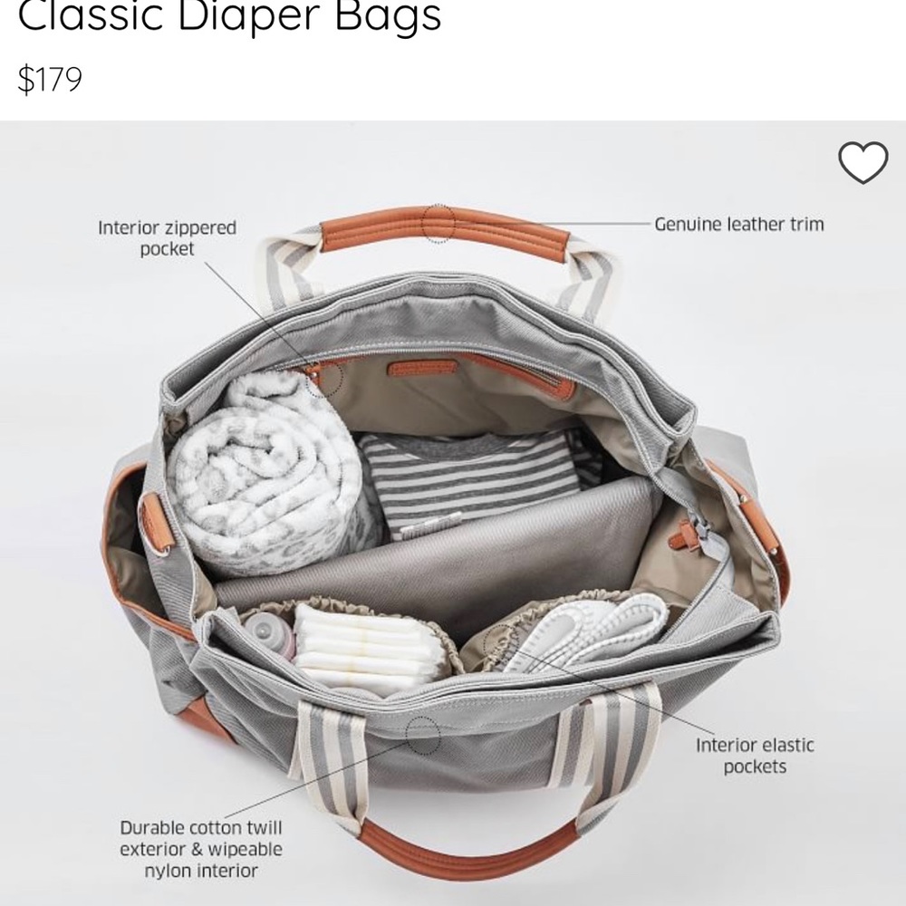 Pottery Barn Diaper Bag